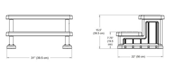Cover Valet Spa Side Step